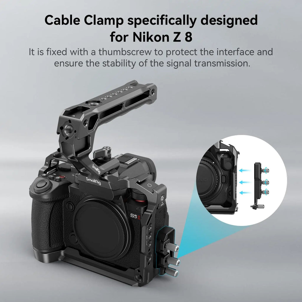 SMALLRIG Z8 Cage Kit for Nikon Z8 with Top Handle and Cable Clamp - 3941