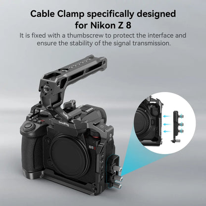 SMALLRIG Z8 Cage Kit for Nikon Z8 with Top Handle and Cable Clamp - 3941