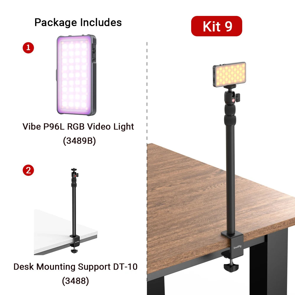 SmallRig P96L RGB Video Light, Portable LED Camera Light