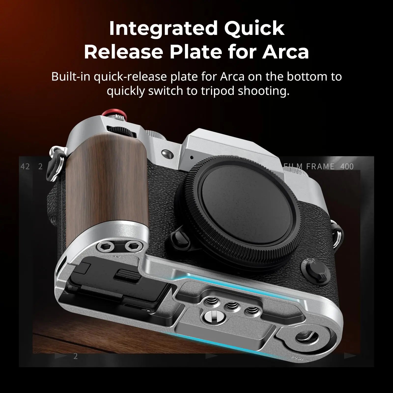 SmallRig Wooden L-Shape Grip for FUJIFILM X-T50