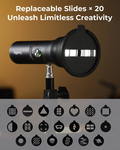 SmallRig Portable Focusable RF 10C LED Video Light 4 Colors Mini spotlight 10W