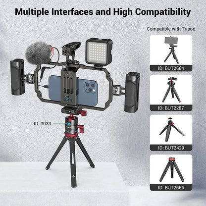 SmallRig Cage for iPhone & Universal Single Handle Handgrip