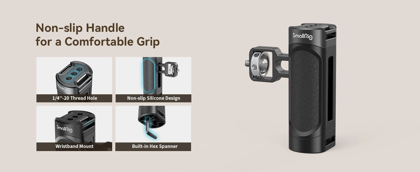 SmallRig Universal Phone Cage Smartphone Video Rig Kit with Handles, Handheld Filmmaking Vlogging Case