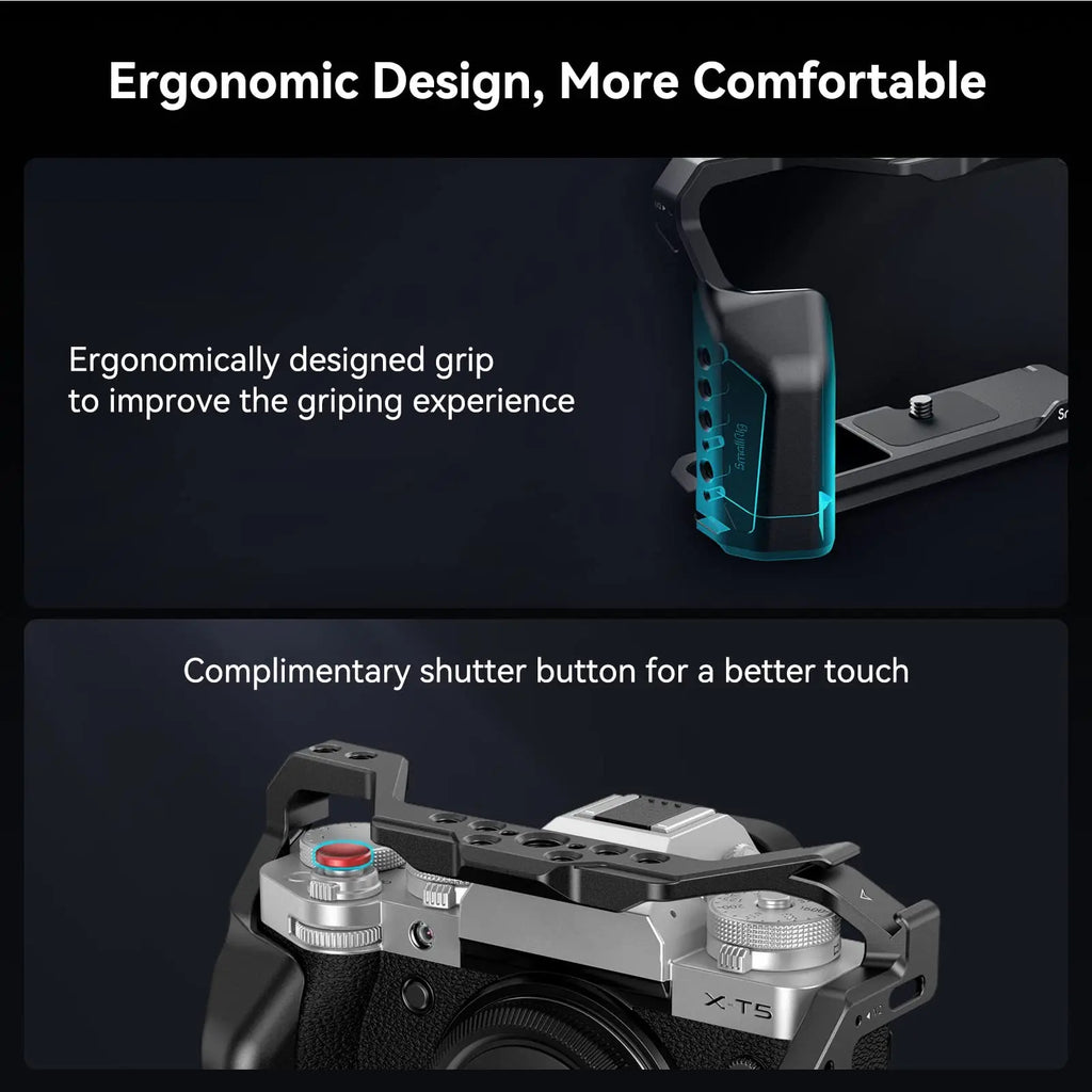 SmallRig Multifunctional Cage for FUJIFILM X-T5 Retro Handheld Cage Kit