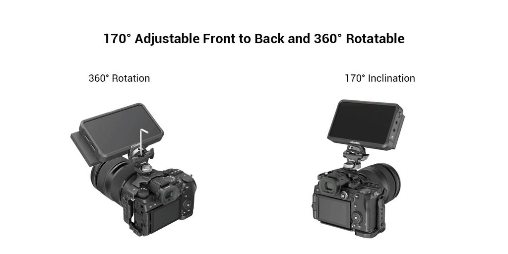 SmallRig Swivel and Tilt Adjustable Monitor Mount with ARRI-Style Mount