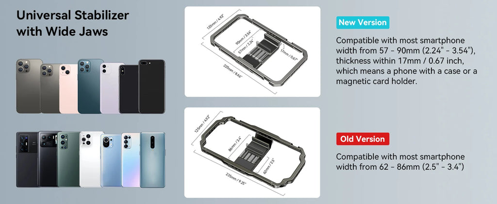 SmallRig Universal Mobile Phone Cage Smartphone Video Rig Filmmaking Vlogging Case