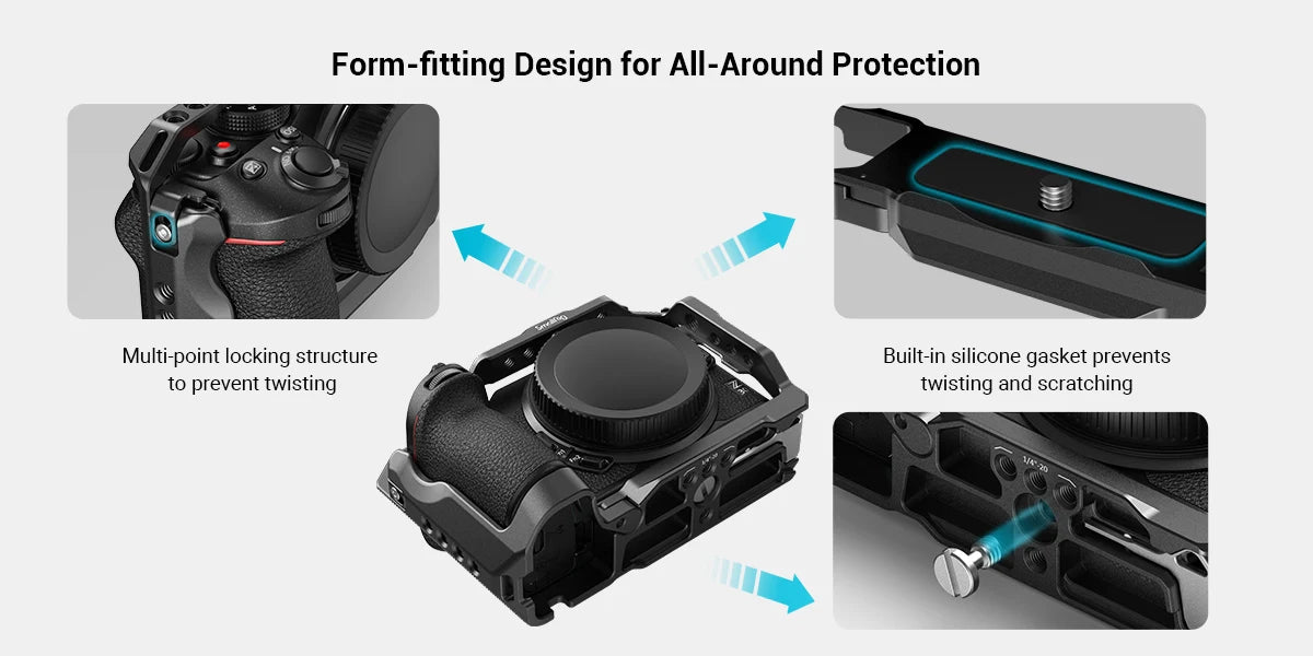 SmallRig Z 30 Cage for Nikon Z 30,Aluminum Alloy Cage with Cold Shoe Mount for Microphone and LED Light for Vlogging 3858
