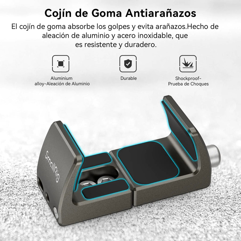 SmallRig Universal Power Bank Holder Adjustable for power banks with width range from 53mm to 81mm for Vlogging Video Shoot 2790