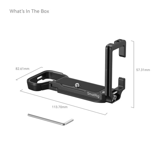 SmallRig L-Bracket for Sony Alpha 7C II / Alpha 7CR Arca Compatible Quickly Switch Side Plate Baseplate for Sony A7C II 4569