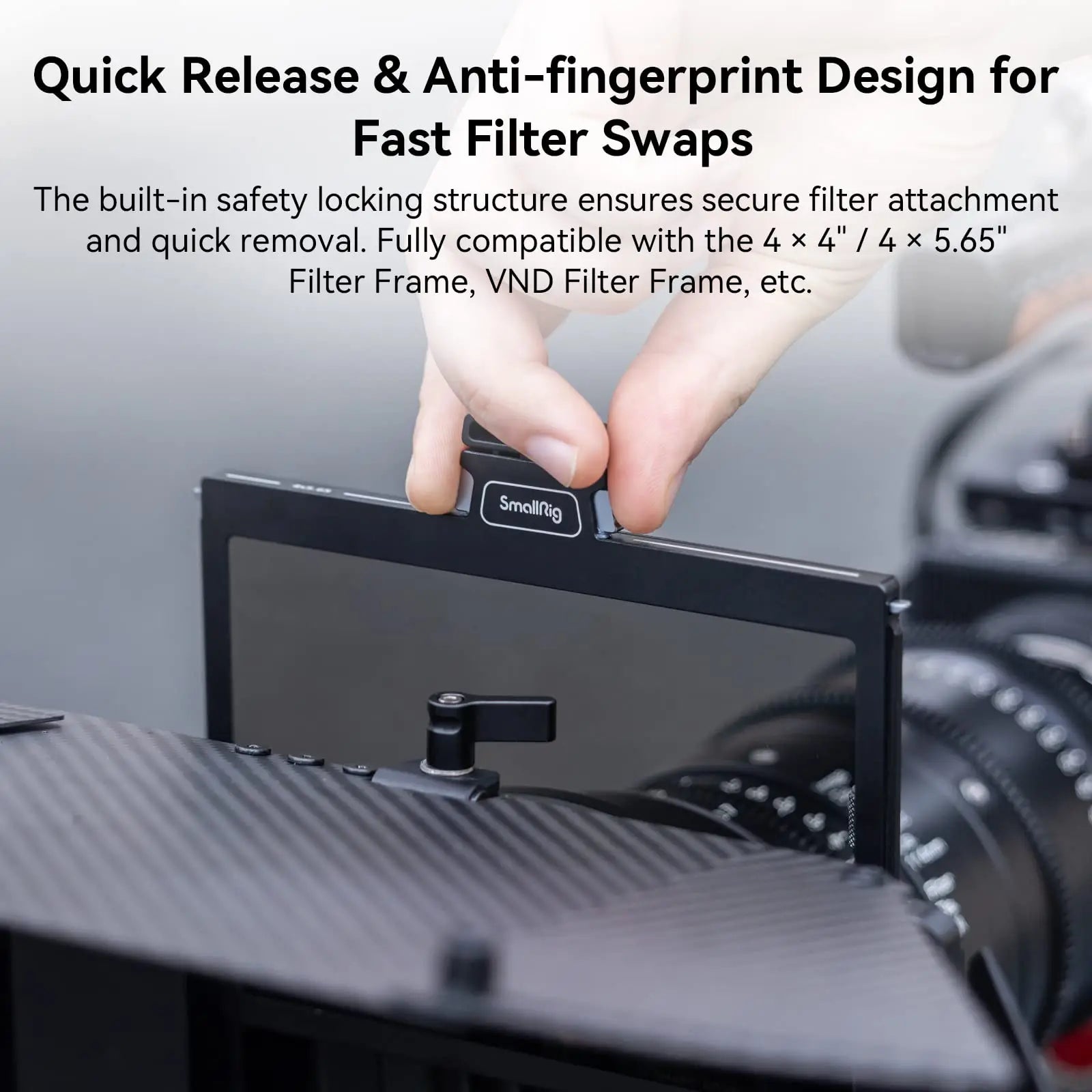 SMALLRIG Matte Box Star-Trail Lightweight Multifunctional Modular VND Kit