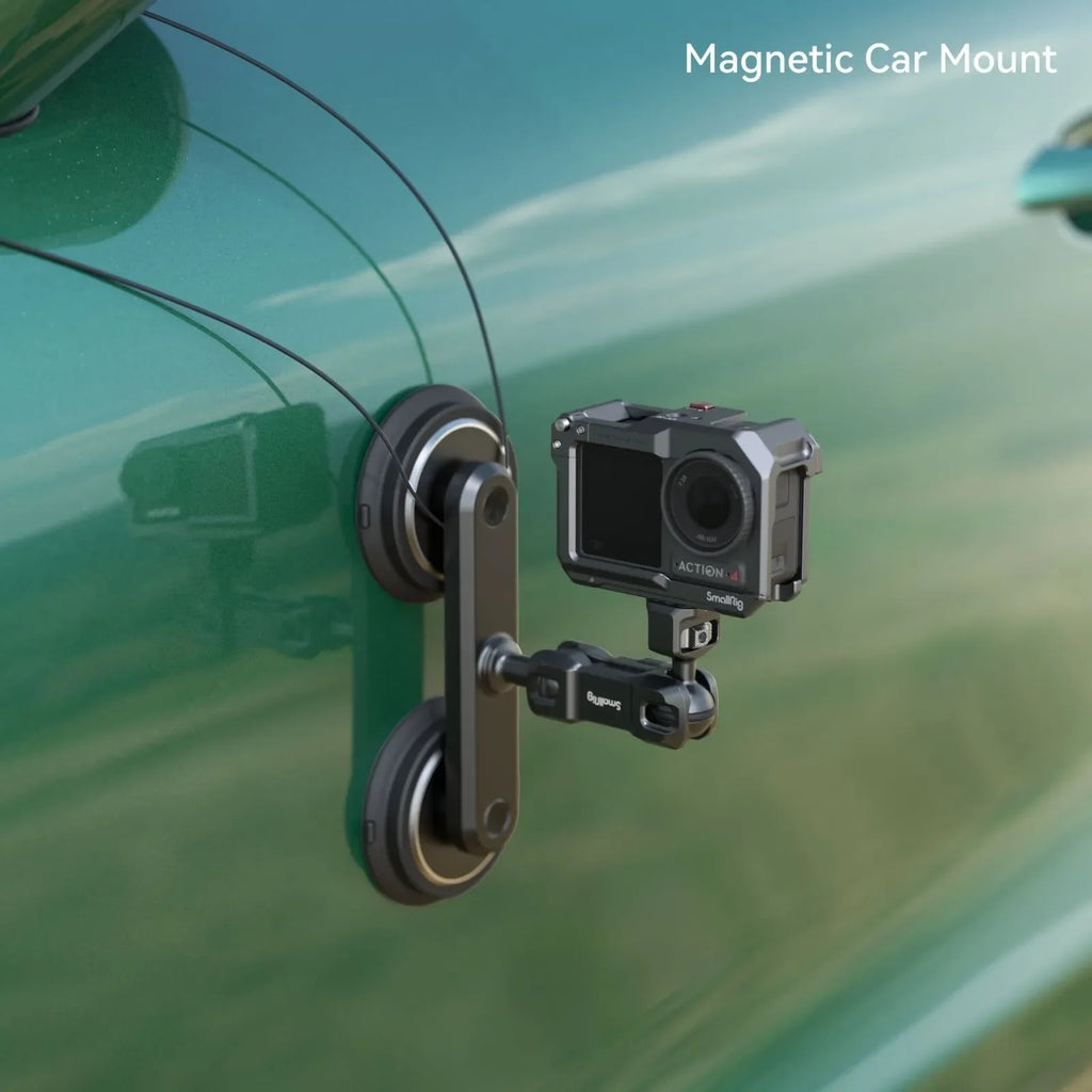SmallRig Triple/Dual/Single Magnetic Suction Cup Mounting Support Kit for Action Camera Magic Arm Suction Cup