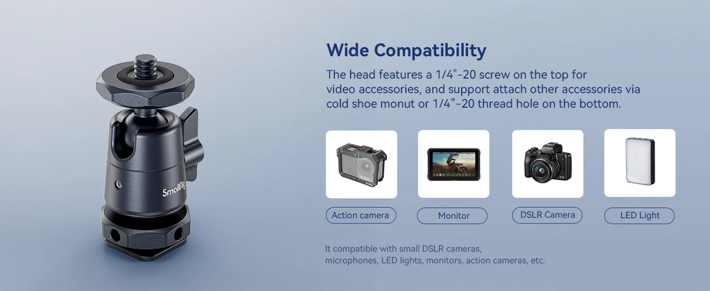 SmallRig 1/2 PCS Mini Ball Head 2948B