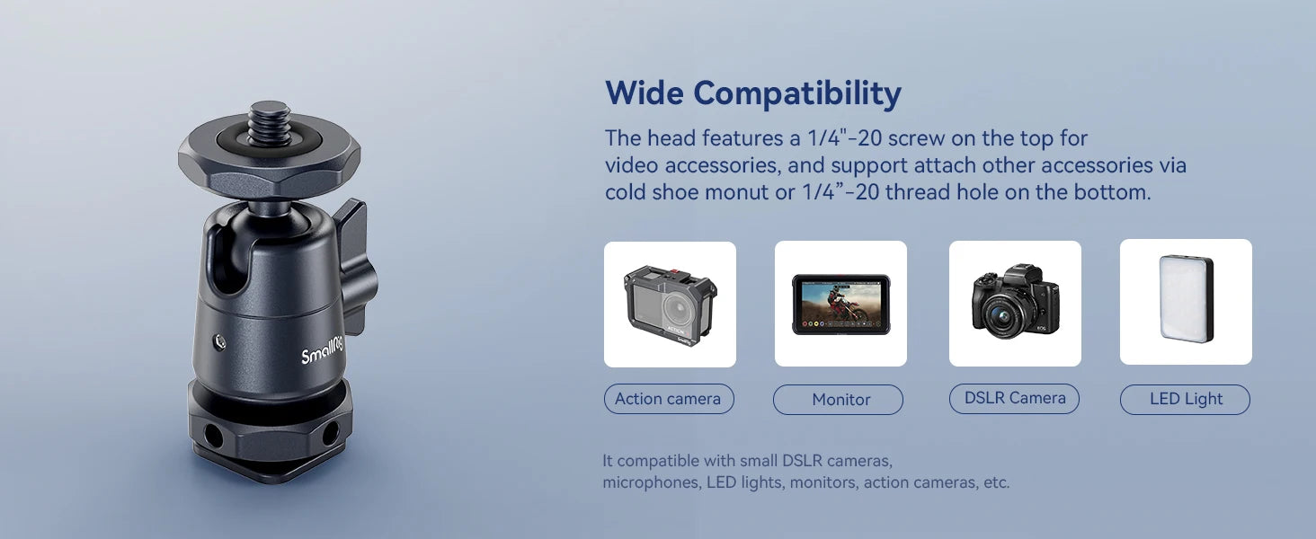 SmallRig 1/2 PCS Mini Ball Head 2948B