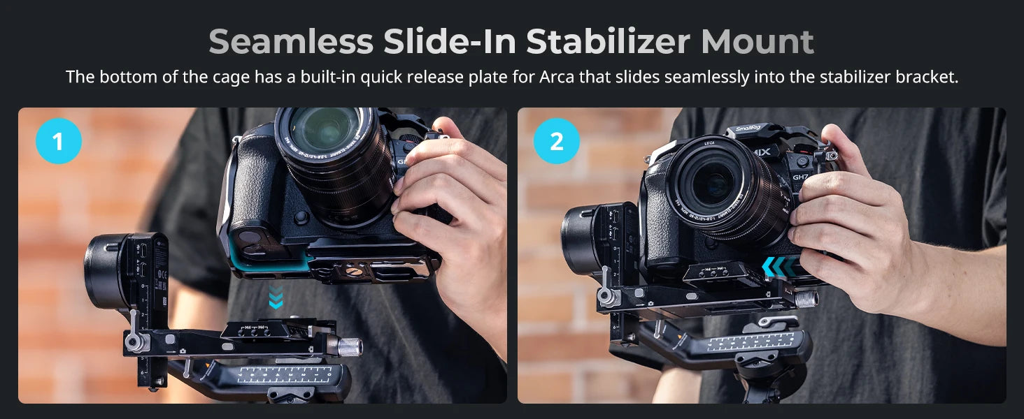 SmallRig HawkLock Quick Release Cage for Panasonic LUMIX GH7 / GH6