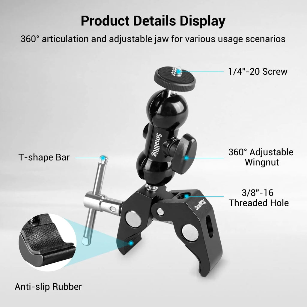 SmallRig Cool Ball Head Adapter Arm V4