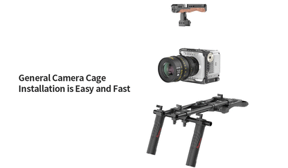 SmallRig Universal Basic Camera Shoulder Mount Kit , Mirrorless, and Small Camera Shoulder Rig - 2896C