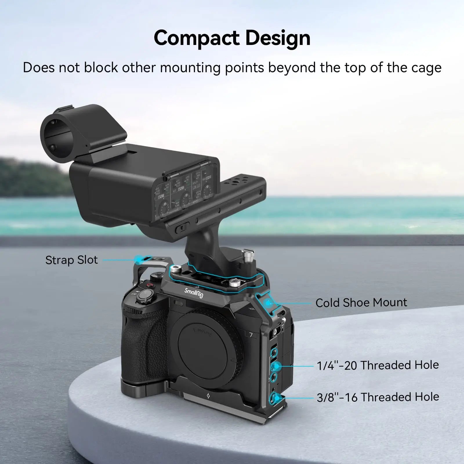 SmallRig Adapter Plate for Sony FX30 / FX3 XLR Handle for Sony A7 IV and A7S III MD4019 For Cages 3241, 3667, 2999, 3639, 3594