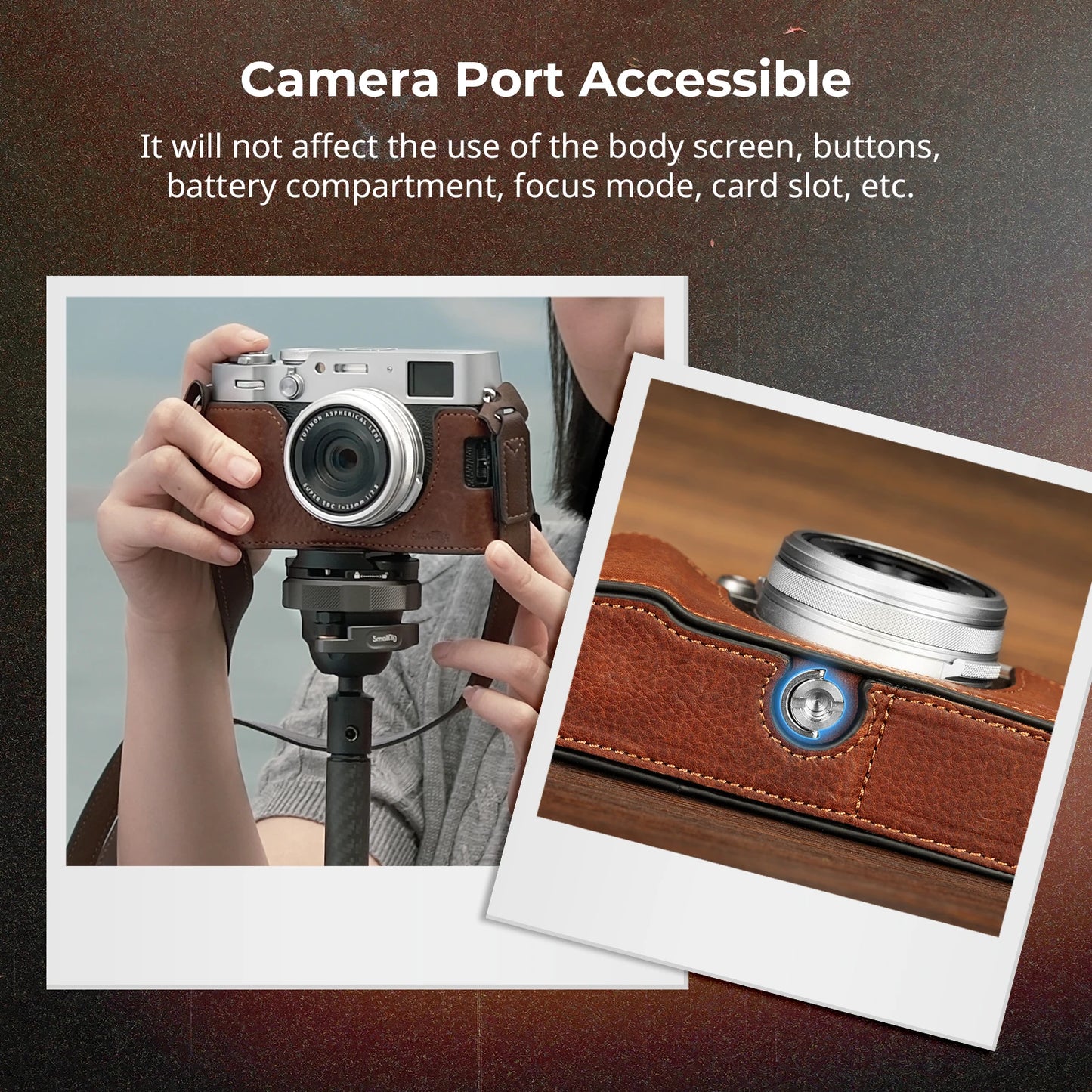 SmallRig Leather Half Case Kit for FUJIFILM X100VI