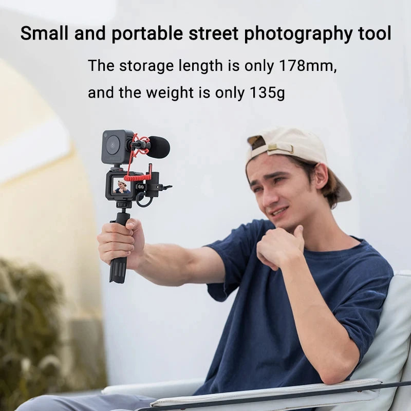 SmallRig Vigor Vlog Kit Compact and Stretchable Tripod Grip Selfie Stick Mode