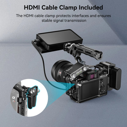 SmallRig A7 III / A7R III Cage Kit with Top Handle Cable for Sony Alpha 7 III / Alpha 7R III Portable Handheld Kit 4198
