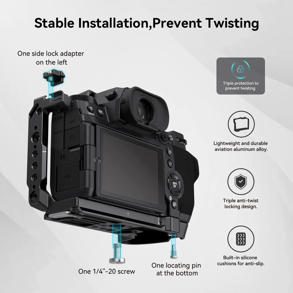 SmallRig Multifunctional Cage for FUJIFILM X-H2S with FT-XH / VG-XH Battery Grip