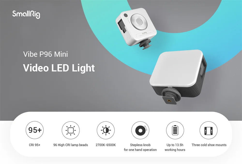 SmallRig P96 mini Video Light LED White Light