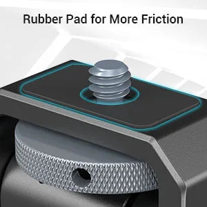 SmallRig Monitor Mount Lite with Cold Shoe Swivels 360° and tilts 180° Adjustable Built-in 1/4"-20 Threaded Hole for Magic Arm