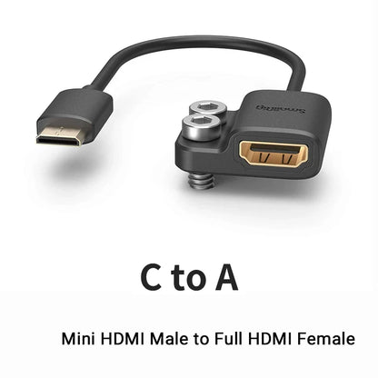 SmallRig Ultra Slim 4K Adapter Cable A to A/C to A /D TO A for BMPCC 4K & 6K/for Sony A7SIII/for Panasonic 3019/3020/3021
