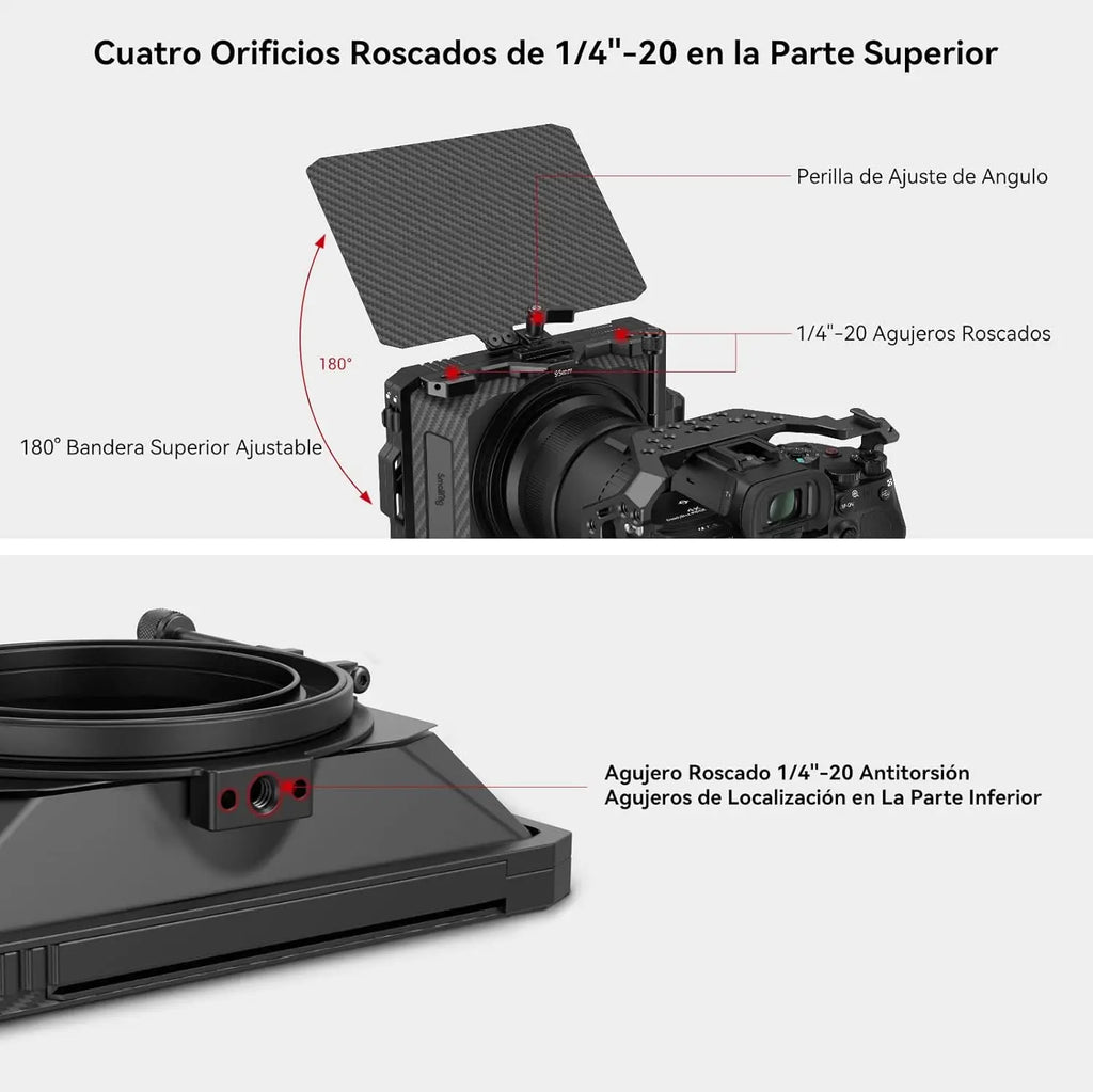 SmallRig Mini Matte Box for mirrorless cameras & Mini Follow Focus