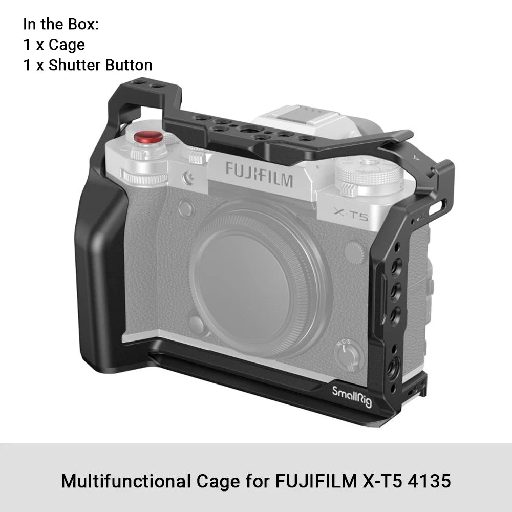 SmallRig Multifunctional Cage for FUJIFILM X-T5 Retro Handheld Cage Kit