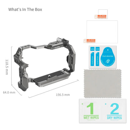 SmallRig EOS R5 Mark II "Black Mamba" / HawkLock Quick Release Cage for Canon EOS R5 Mark II Cage Kit with Top Handle