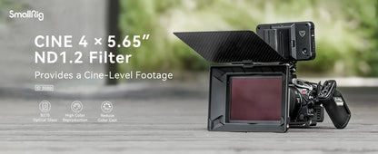 SmallRig 4 x 5.65 ND 0.3 /0.9/1.5/1.8/2.1（1/3/5/6/7 Stop）Filter Waterproof Anti-scratch For With 4 x 5.65" Matte Box System