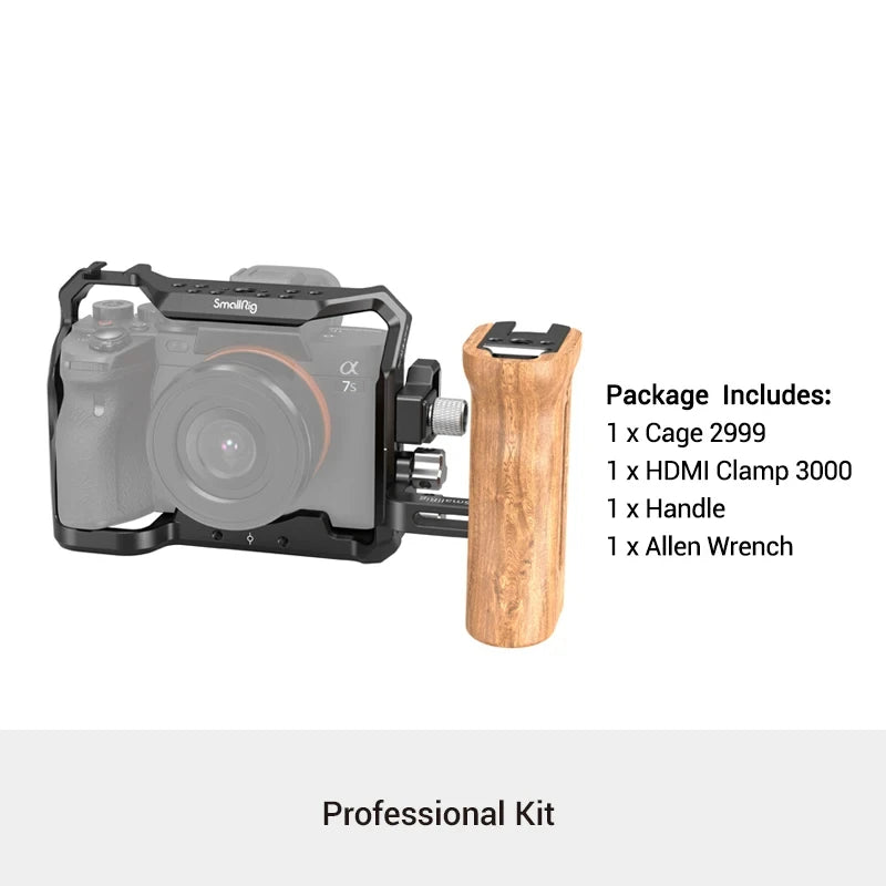 Smallrig A7S3 Camera Cage Rig A7SIII Form-fitting Cage for Sony Alpha 7S III Camera Cage A7siii Cage Rig Set 2999