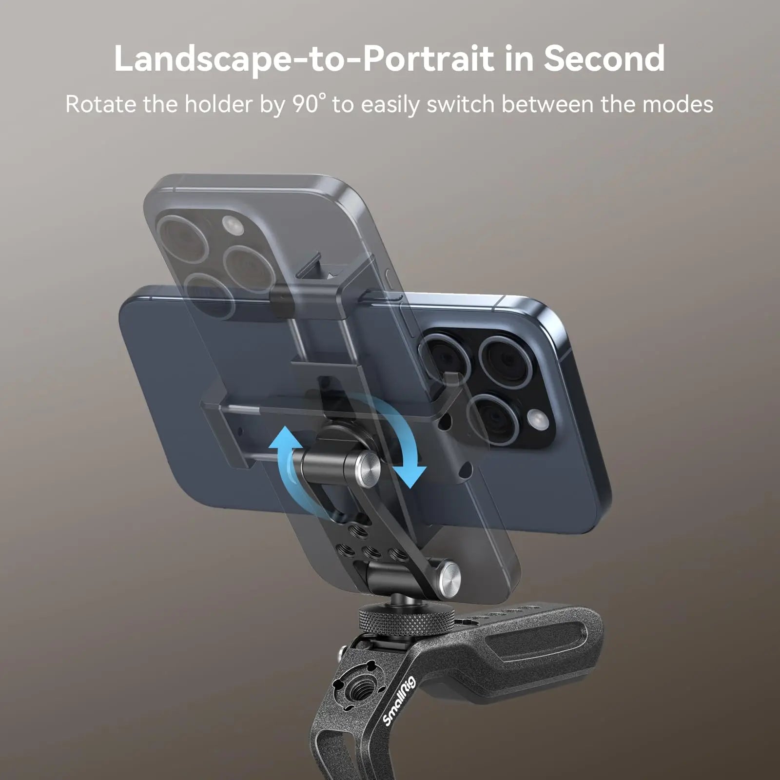 SmallRig Phone Support for DJI Stabilizers,Adjustment Phone Mount Adapter with 1/4"