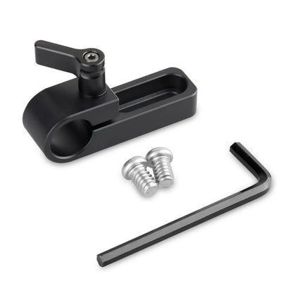 SmallRig Single 15mm Rail Clamp Mount Rod Clamp with Long Hole on Plate / Cage / Handle for Rod Extension - 1549