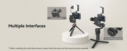 SmallRig Metal Phone Holder with Cold Shoe for 57-88mm