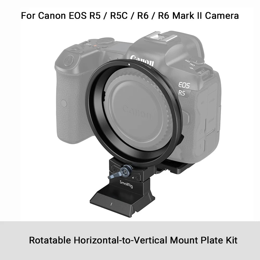 SmallRig Rotatable Plate Kit for Canon EOS R5 / R5C / R6 / R6 Mark II