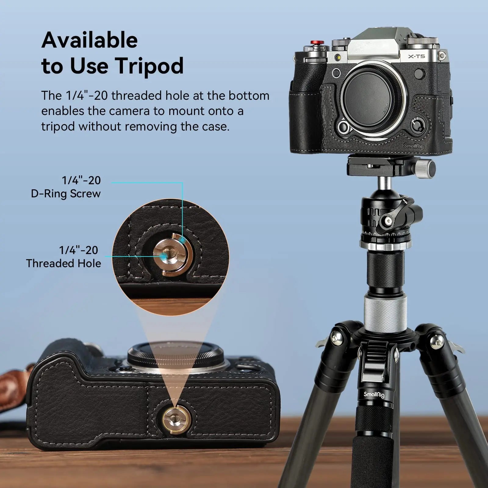 SmallRig Half Case / Wrist Strap Kit for FUJIFILM X-T5
