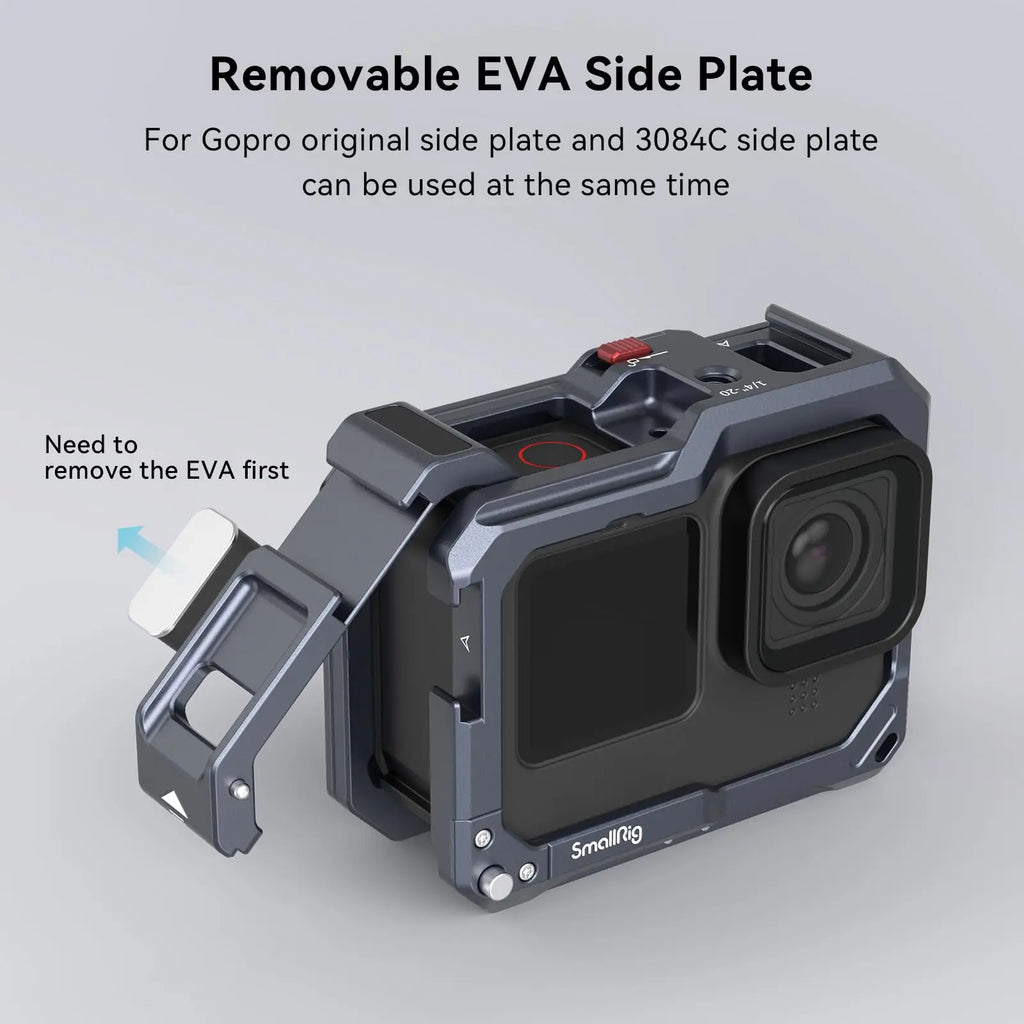 SmallRig Black Vlog Kit for GoPro Compatible With Microphone Adapters Camera Accessories