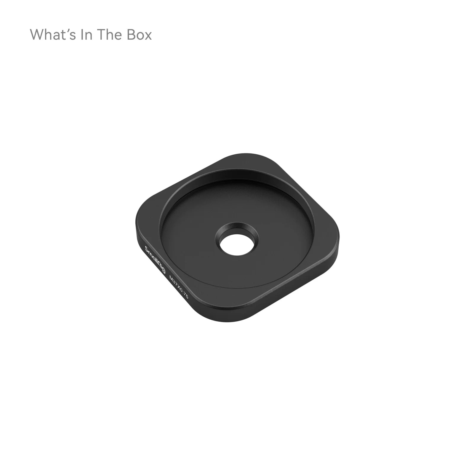 SmallRig 17mm / 37mm Threaded Lens Adapter Ring for iPhone 15 Pro /15 Pro Max Cage, Lens Back Mount Plate for Install Lens