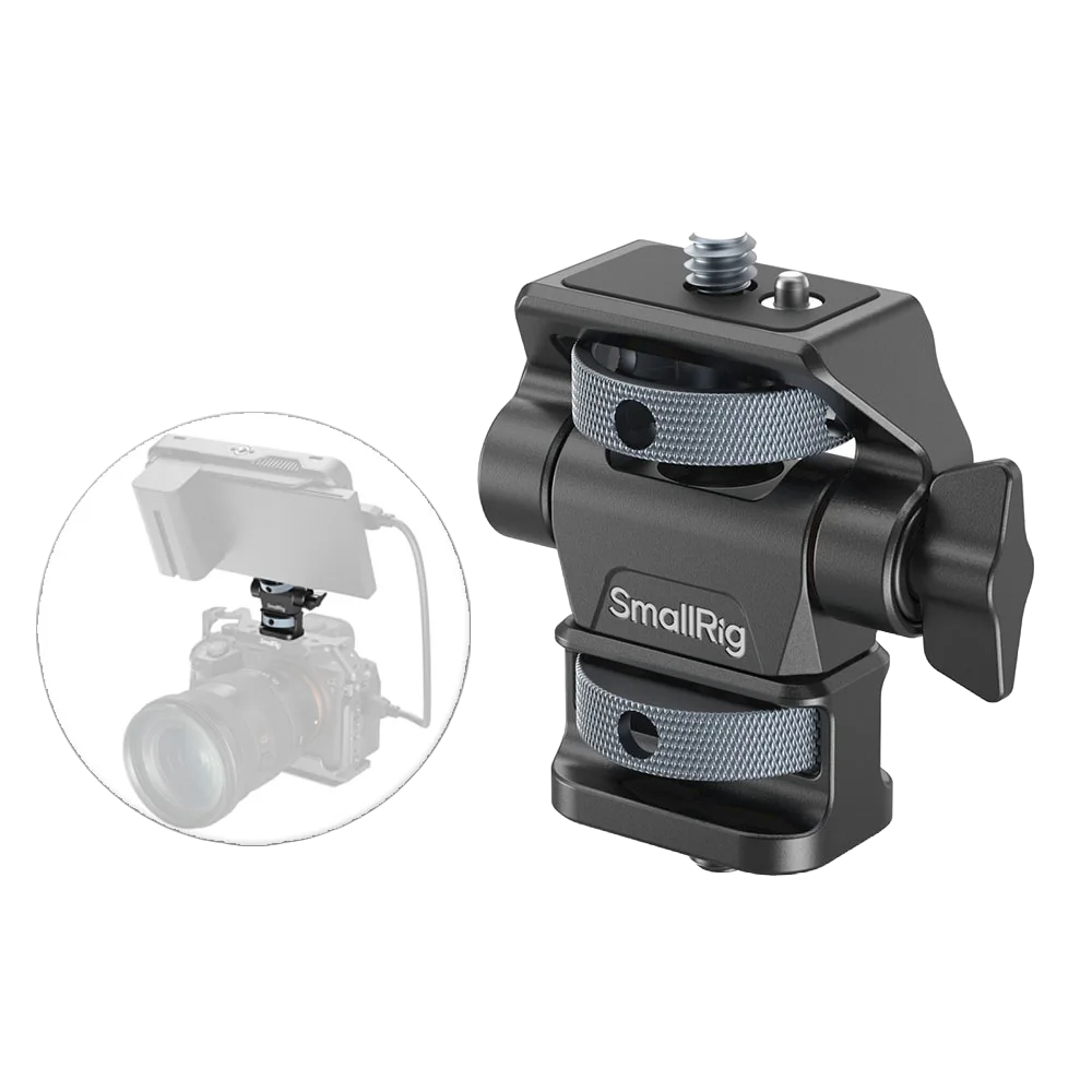 SmallRig Swivel and Tilt Adjustable Monitor Support with 1/4"-20 Screws