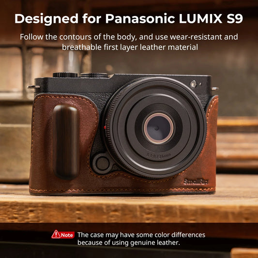 SmallRig Leather Half Case for Panasonic LUMIX S9 4703