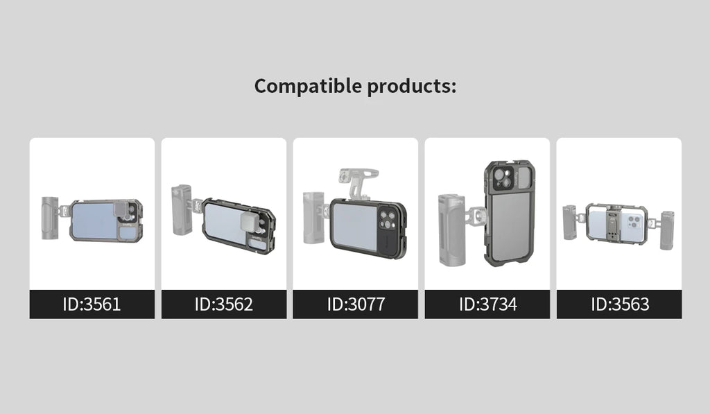 SmallRig Universal Mobile Phone Cage Handle Lightweight Side Handle