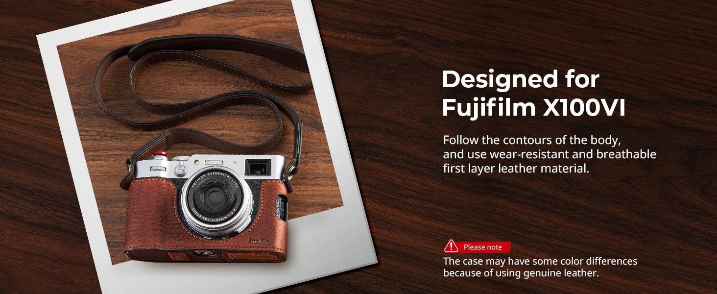 SmallRig Leather Half Case Kit for FUJIFILM X100VI