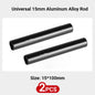 SmallRig 15mm Rods Pack with M12 Thread Rod Cap Connectors Carbon Fiber / Aluminum Alloy Rods Combination Camera Rail Rod