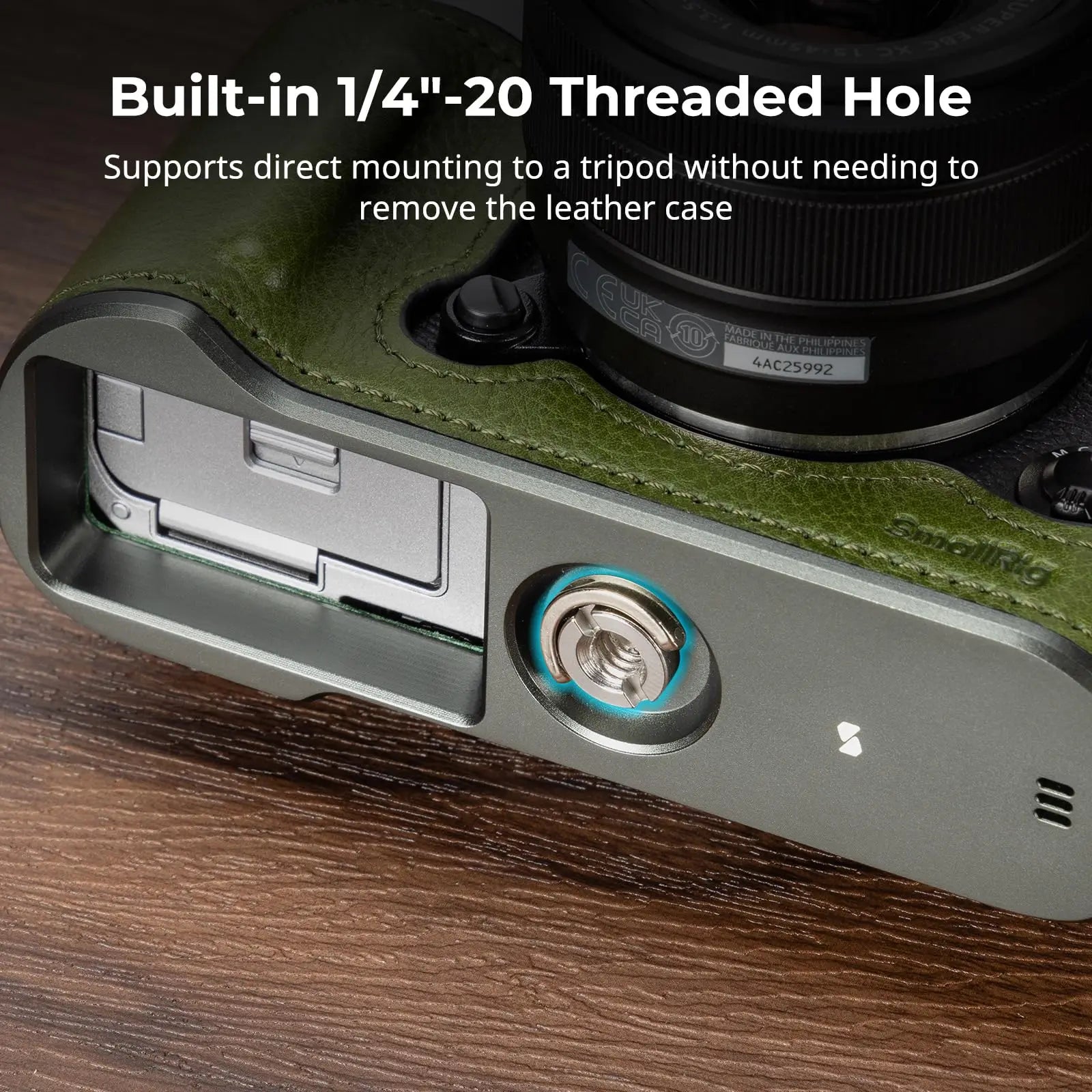 SmallRig X-T50 Half Leather Case Kit with Shoulder Strap