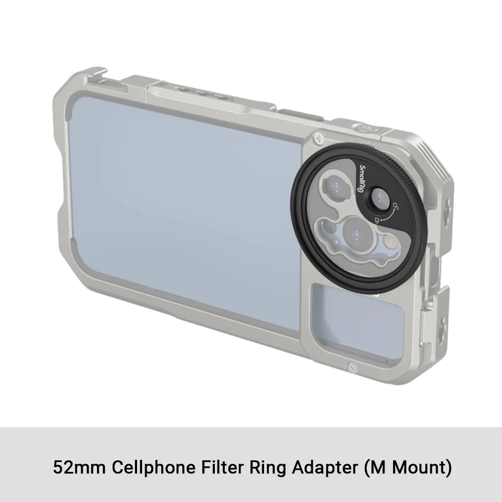 SmallRig 2-in-1 52mm Magnetic Filter Adapter Ring / Phone Stand for iPhone, Foldable Compact and Portable 4219
