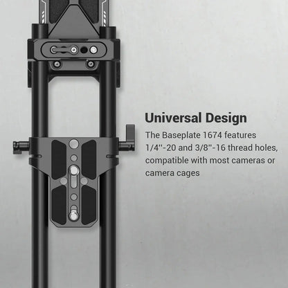 SmallRig Universal Basic Camera Shoulder Mount Kit , Mirrorless, and Small Camera Shoulder Rig - 2896C