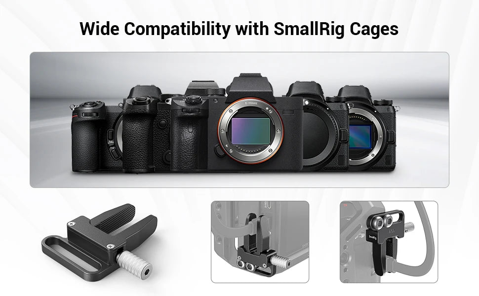SmallRig Cable Clamp for Sony for Canon for FUJIFILM for Nikon for Panasonic Camera Cage 3637