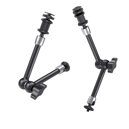 SmallRig Adjustable Friction Articulating Magic Arm 11" Long with Cold Shoe Mount Standard 1/4"-20 Threaded Screw Adapter